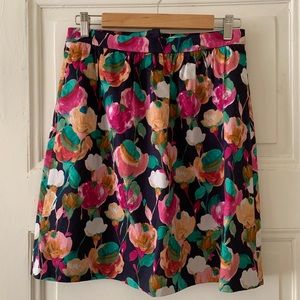 Floral a-line skirt!